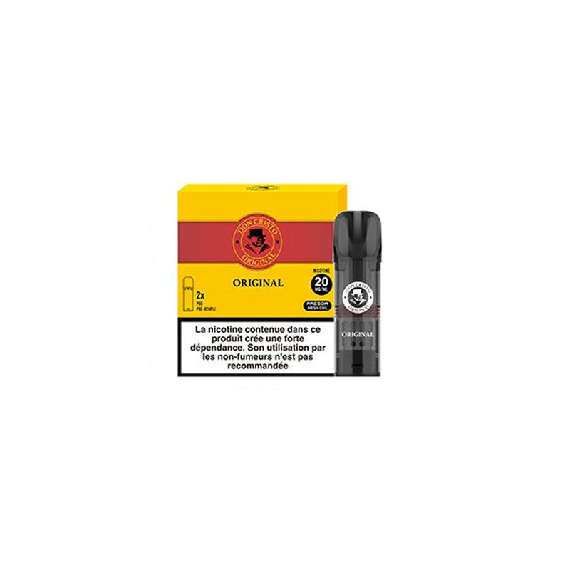 Pod pré-rempli Don Cristo Original 2ml (Nicotine:20 mg/ml) - PGVG Labs