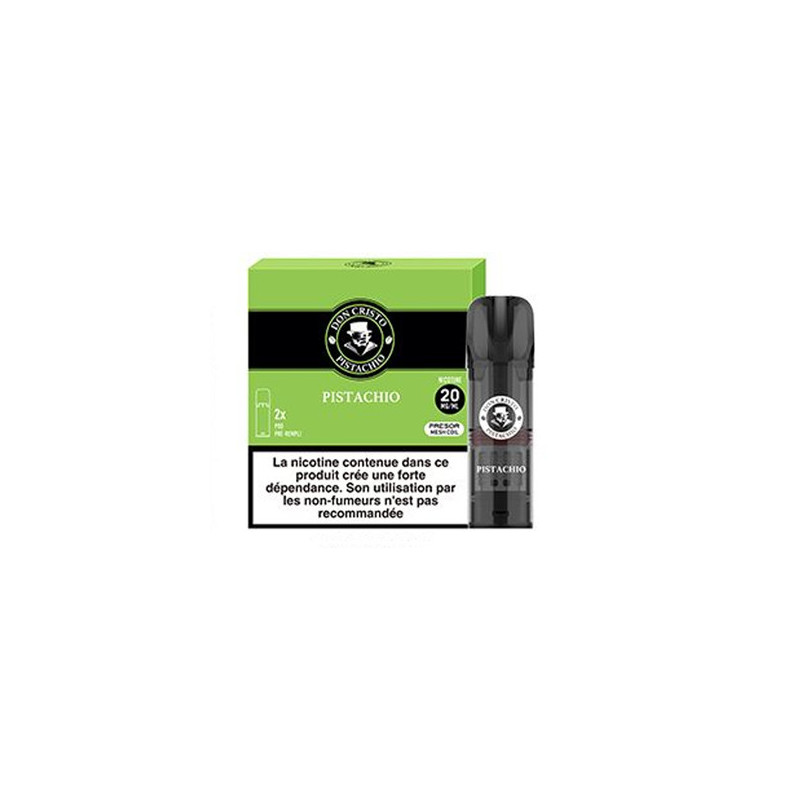 Pod pré-rempli Don Cristo Pistachio 2ml (Nicotine:20 mg/ml) - PGVG Labs