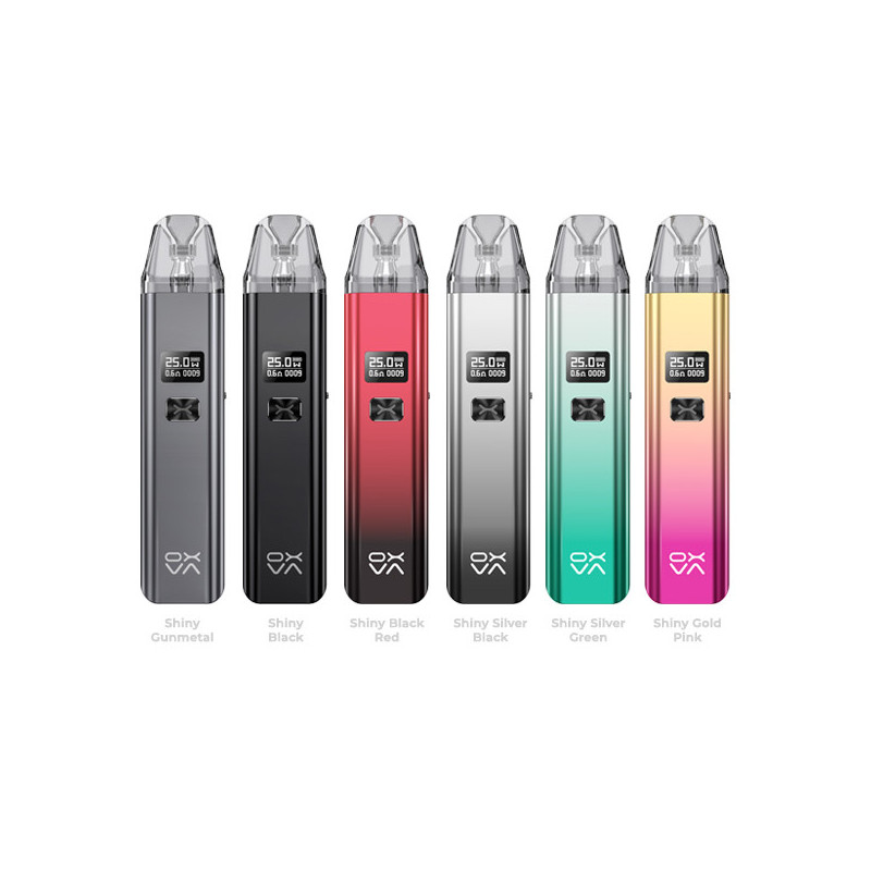 Kit Pod XLIM V2 900mAh (Couleurs :Shiny Silver Green) - OXVA