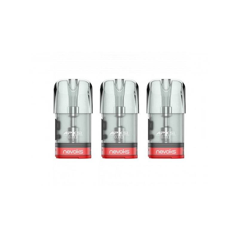 Pod de remplacement Apex S1 2ml (0.8/1.2) (Ohmages:0.8 Ohms) - Nevoks
