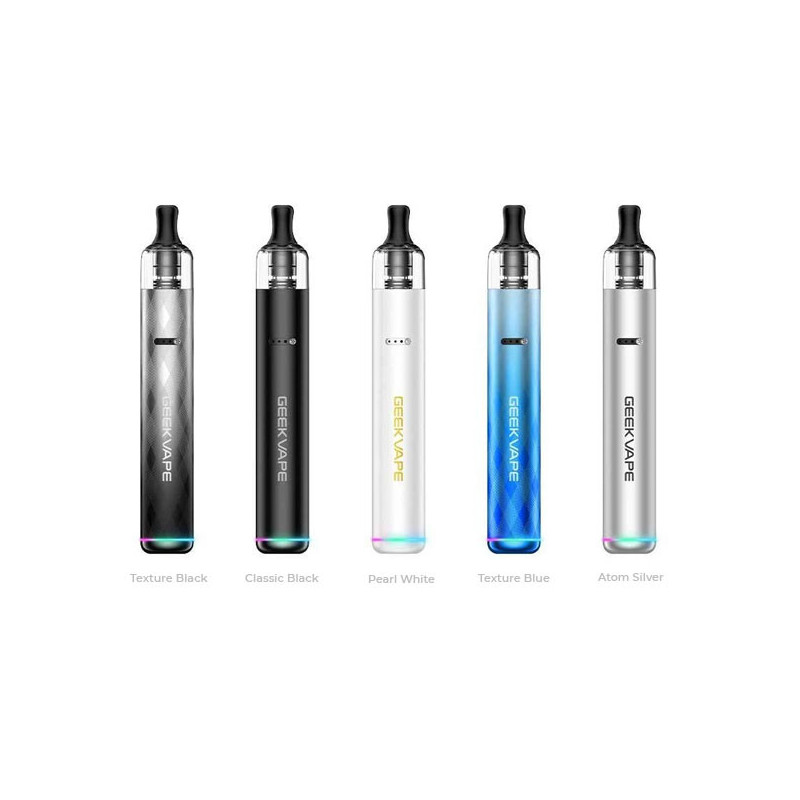 Kit Pod Wenax S3 1100mAh (Couleurs :Texture Blue) - GeekVape