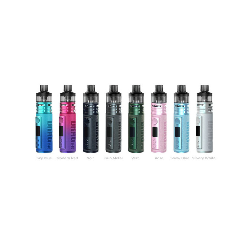 Kit Pod Drag H40 1500mAh (Couleurs :Noir) - VooPoo