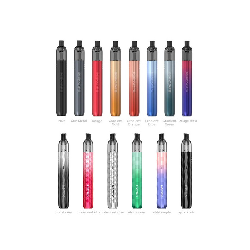 Kit Pod Wenax M1 800mAh (Couleurs :Spiral Grey, Ohmages:0.8 Ohms) - GeekVape
