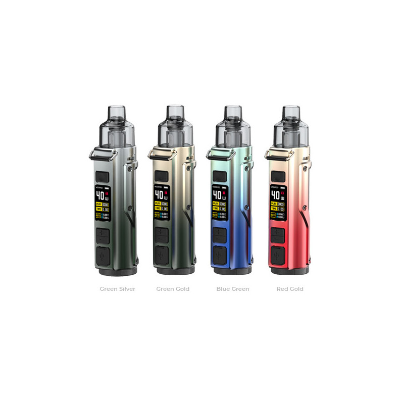 Kit Pod Argus Pro 80w (Couleurs :Green Silver) - VooPoo