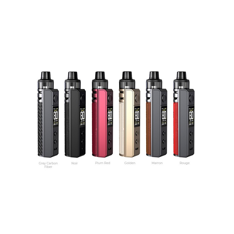 Kit Pod Drag H80S avec PnP II (Couleurs :Rouge) - VooPoo
