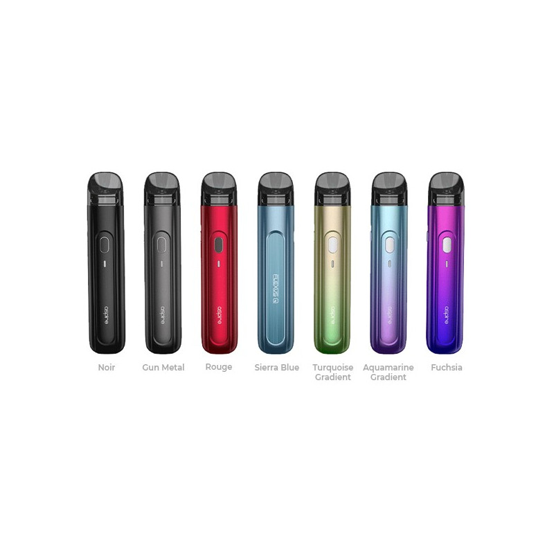 Kit Pod Flexus Q 700mAh (Couleurs :Noir) - Aspire