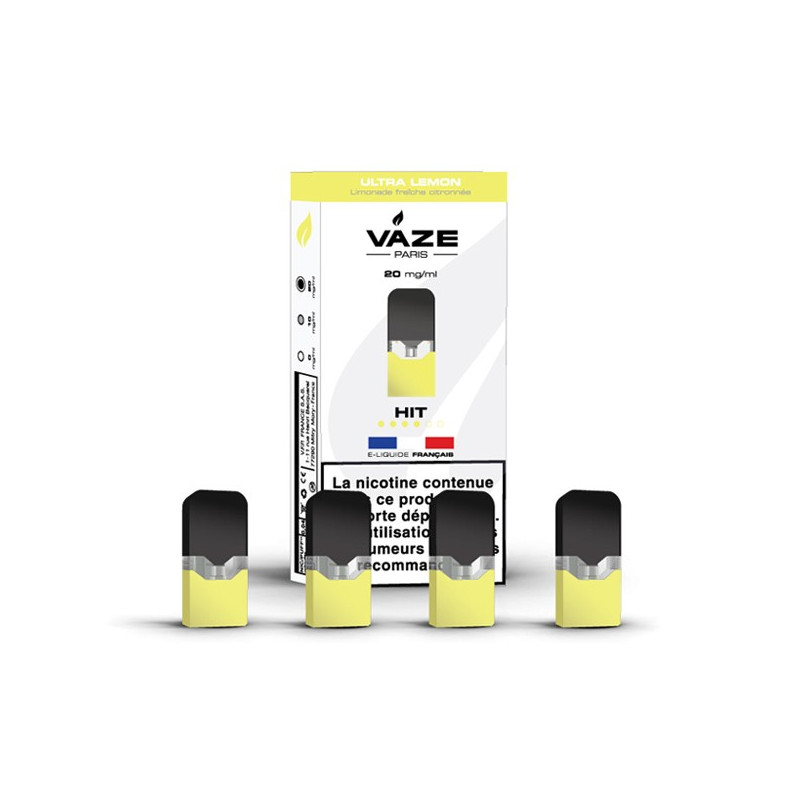 Pod Citron pour batterie (Nicotine:20 mg/ml) - Vaze