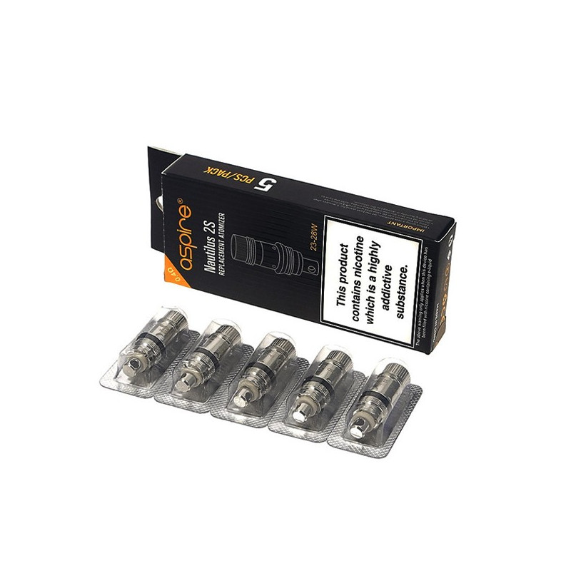 Résistances Nautilus 2S (0.4ohm) - Aspire (pack de 5)