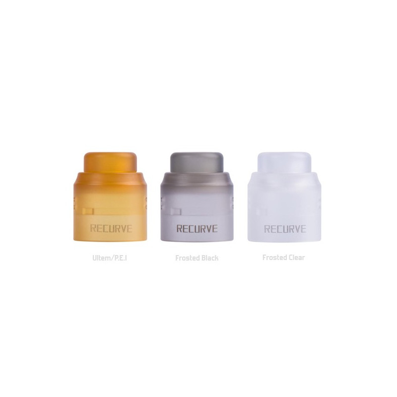 Conversion Cap pour Recurve Dual RDA (Couleurs :Black Frosted) - Wotofo
