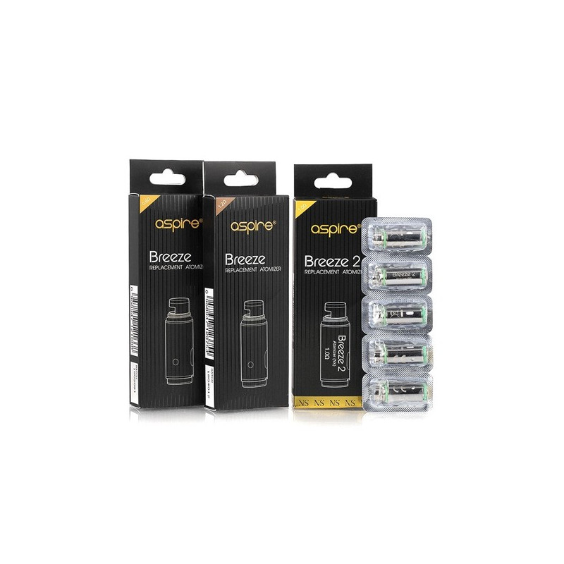 Résistances U-tech Breeze (0.6/1.0/1.2) (Ohmages:1.0 Ohms (NS)) - Aspire