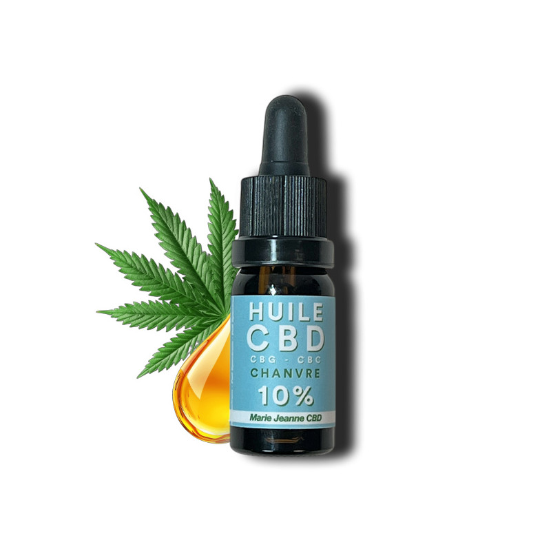 Huile CBD Full Spectrum 10ml (Concentration CBD:20%) - Marie Jeanne