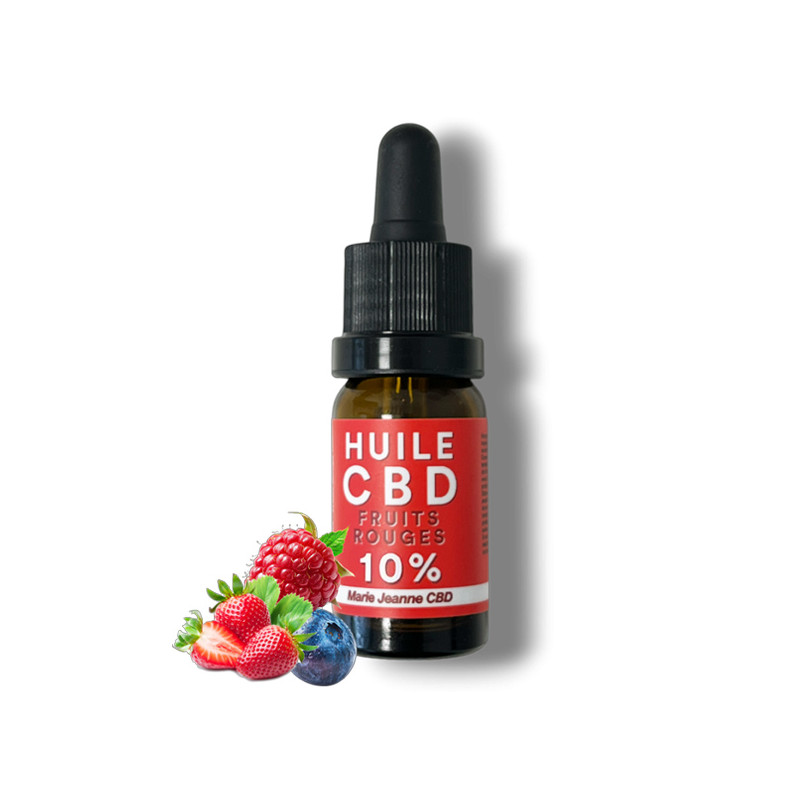 Huile CBD Fruits Rouges 10ml (Concentration CBD:30%) - Marie Jeanne