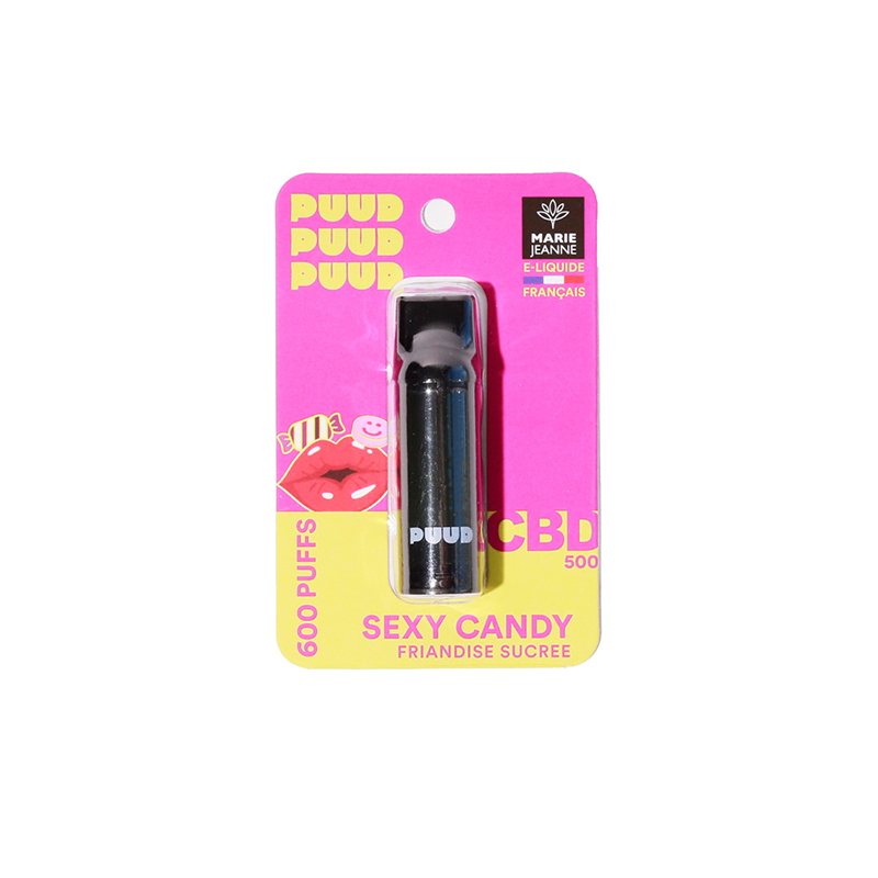 Pod de remplacement PUUD Sexy Candy (Concentration CBD:500mg) - Marie Jeanne