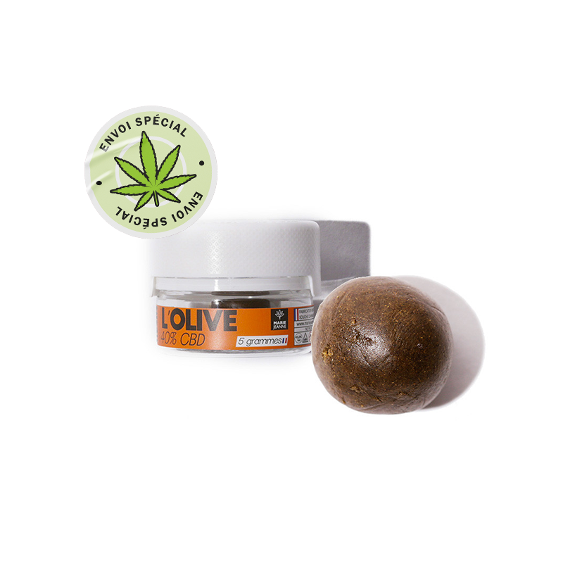 Résine 40% CBD L'Olive (Poids (en grammes):5g) - Marie Jeanne