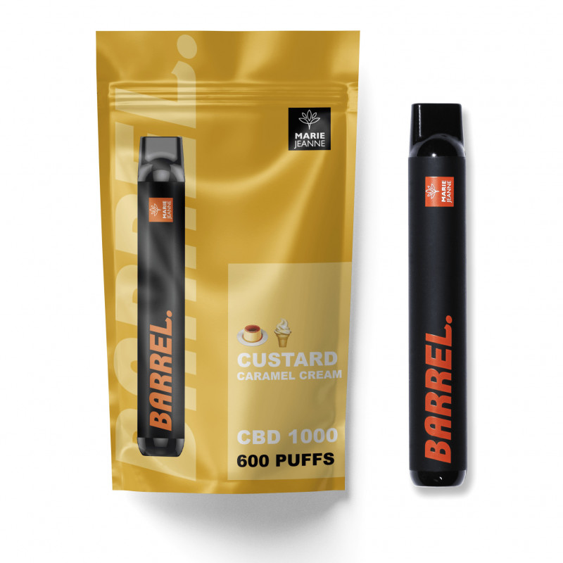 Vape Pen Barrel Custard (Nicotine:1000mg) - Marie Jeanne