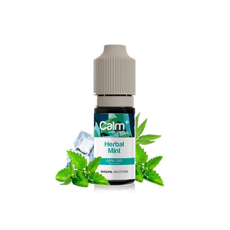 Herbal Mint 10ml Calm+ by Minimal (Nicotine:20 mg/ml) - FUU
