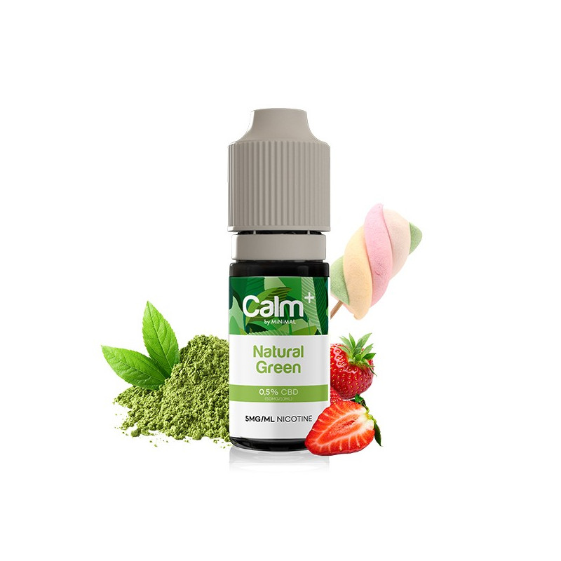Natural Green 10ml Calm+ by Minimal (Nicotine:20 mg/ml) - FUU