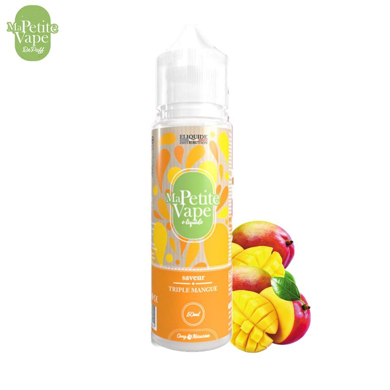 Triple Mangue 50ml (0mg) - Ma Petite Vape