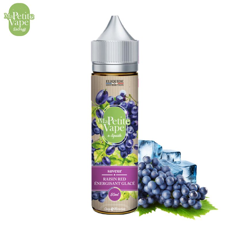 Raisin Red Energisant Glacé 50ml (0mg) - Ma Petite Vape