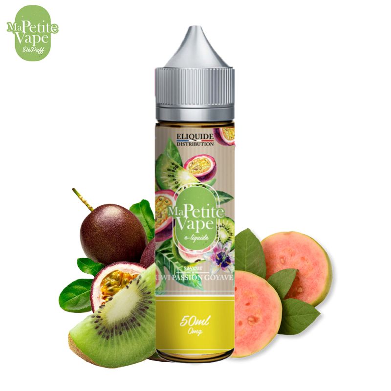 Kiwi Passion Goyave 50ml (0mg) - Ma Petite Vape