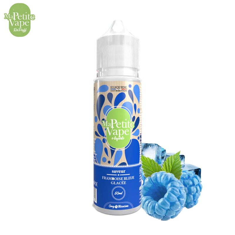 Framboise Bleue Glacée 50ml (0mg) - Ma Petite Vape
