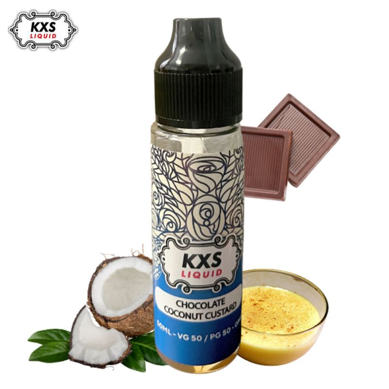 Chocolate Coconut Custard 50ml (0mg) - KXS