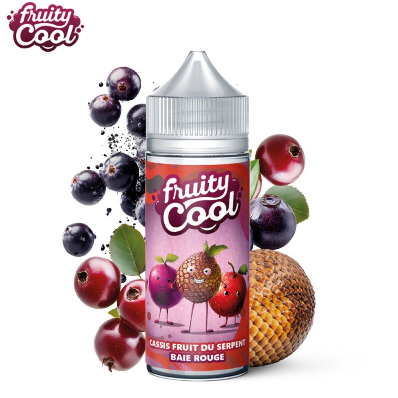 Cassis Fruit du Serpent Baie Rouge 100ml (0mg) - Fruity Cool