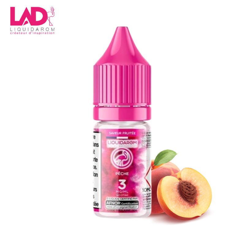 Pêche 10ml (3mg) - Liquidarom