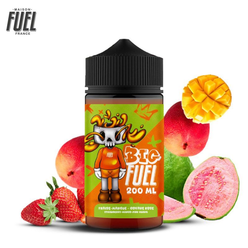 Goyave Fraise Mangue 200ml (0mg) - Big Fuel by Maison Fuel