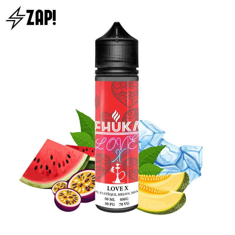 Love X 50ml (0mg) - Ehuka by Zap Juice