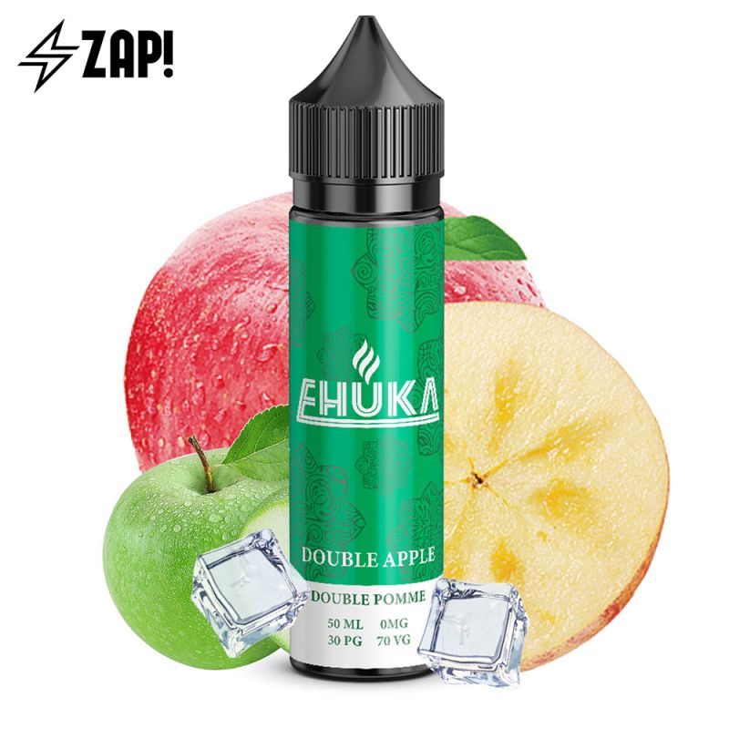 Double Pomme 50ml (0mg) - Ehuka by Zap Juice
