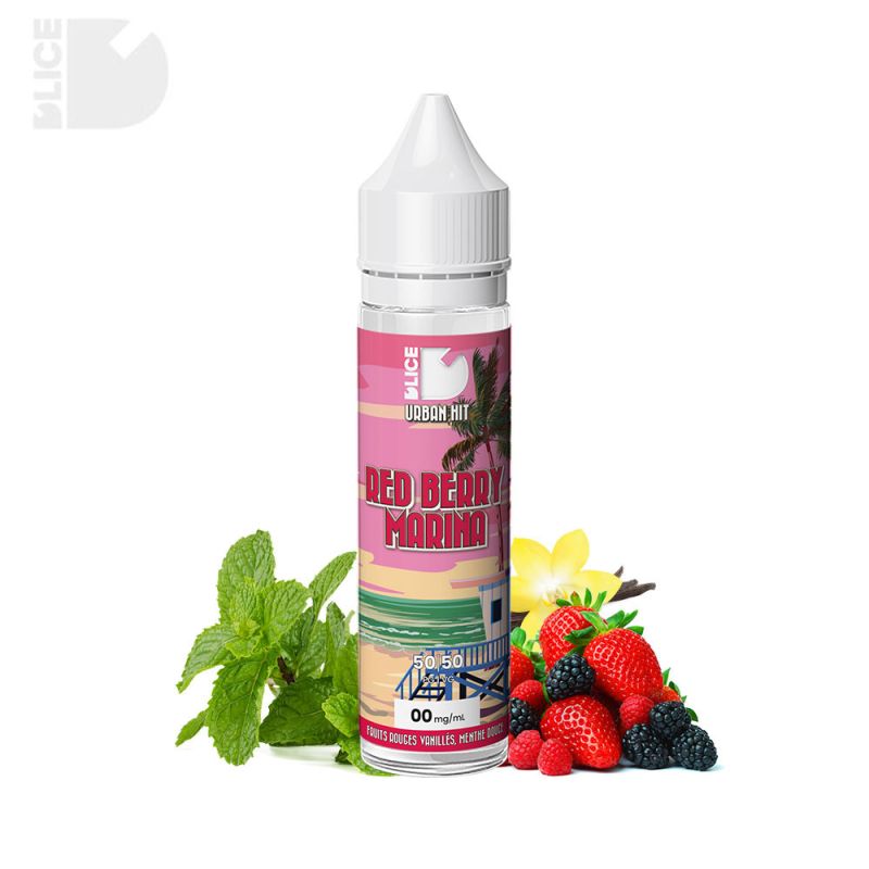 Red Berry Marina 50ml (0mg) - Urban Hit by Dlice
