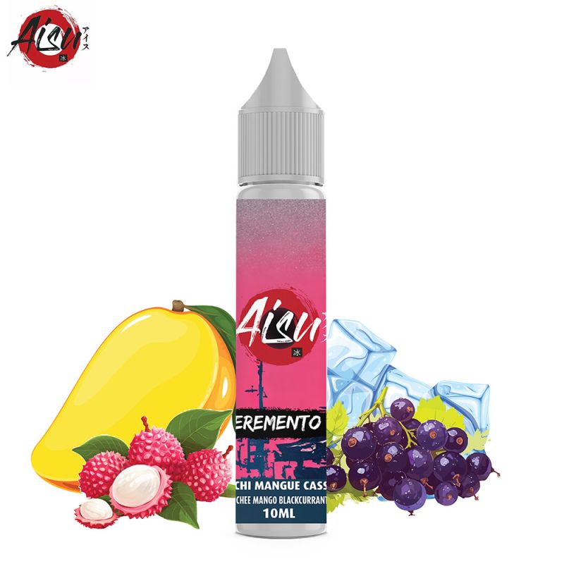 Litchi Mangue Cassis 10ml Nic Salt (10mg) - Eremento by Aisu
