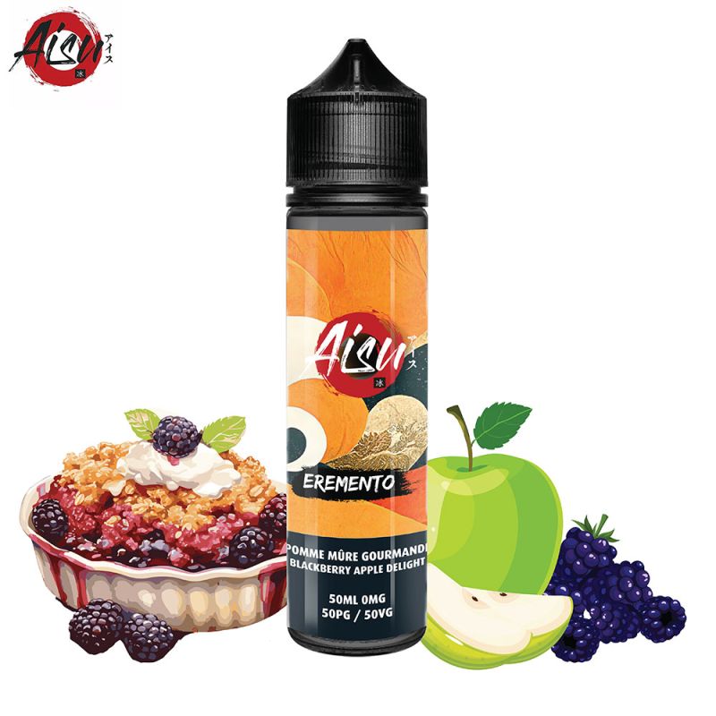 Pomme Mûre Gourmande 50ml (0mg) - Eremento by Aisu