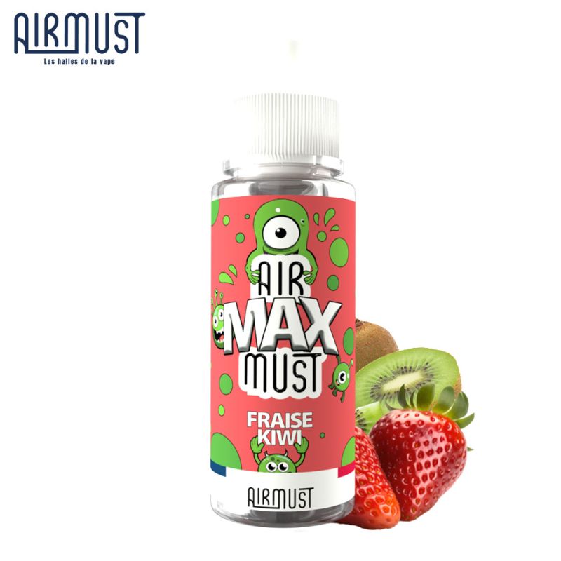 Fraise Kiwi 100ml (0mg) - Airmust Max