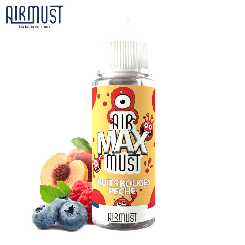 Fruits Rouges Pêche 100ml (0mg) - Airmust Max