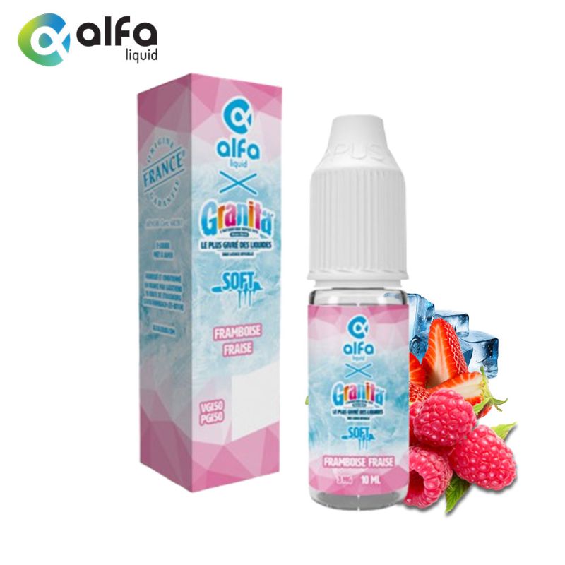 Framboise Fraise Soft 10ml (3mg) - Granita