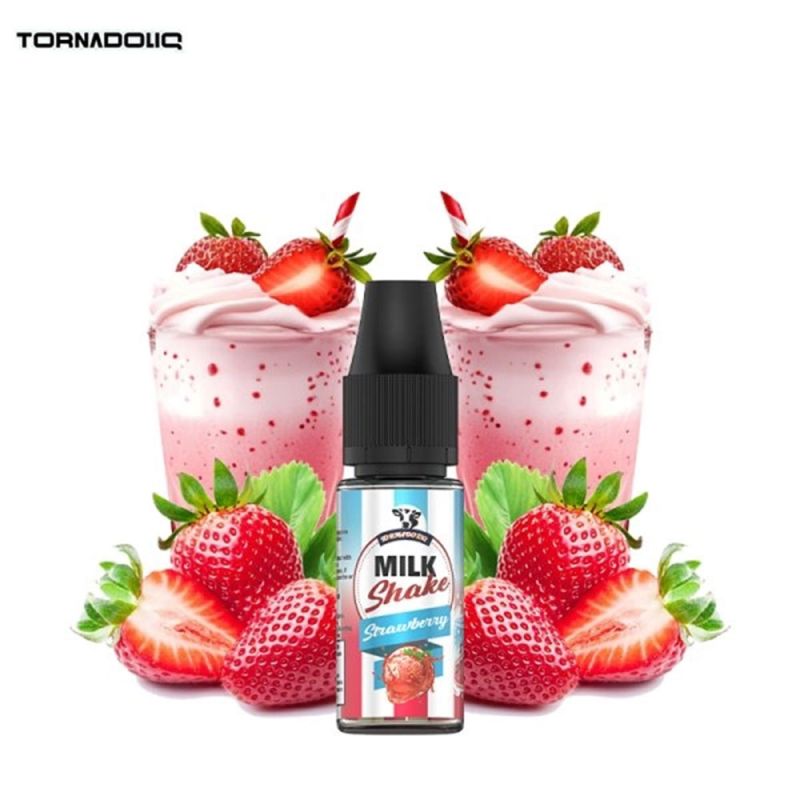Strawberry Milkshake 10ml Nic Salt (20mg) - Tornadoliq