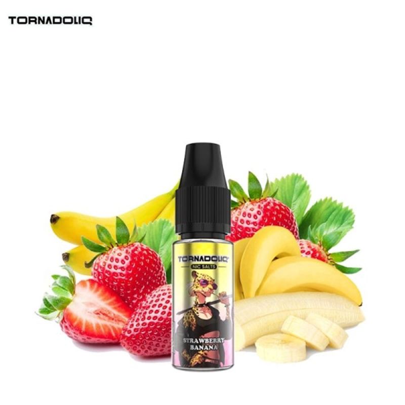 Strawberry Banana 10ml Nic Salt (10mg) - Tornadoliq