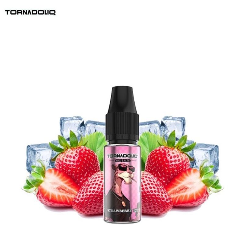 Strawberry Ice 10ml Nic Salt (20mg) - Tornadoliq