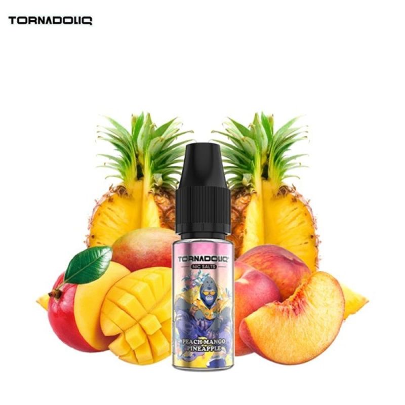 Peach Mango Pineapple 10ml Nic Salt (20mg) - Tornadoliq