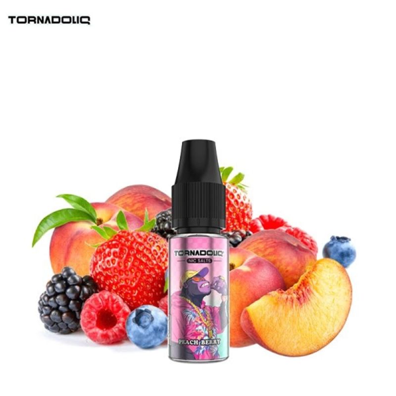 Peach Berry 10ml Nic Salt (10mg) - Tornadoliq