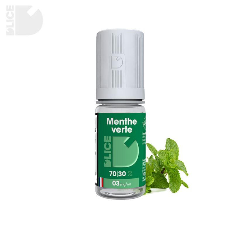 Menthe Verte 10ml (0mg) - Dlice
