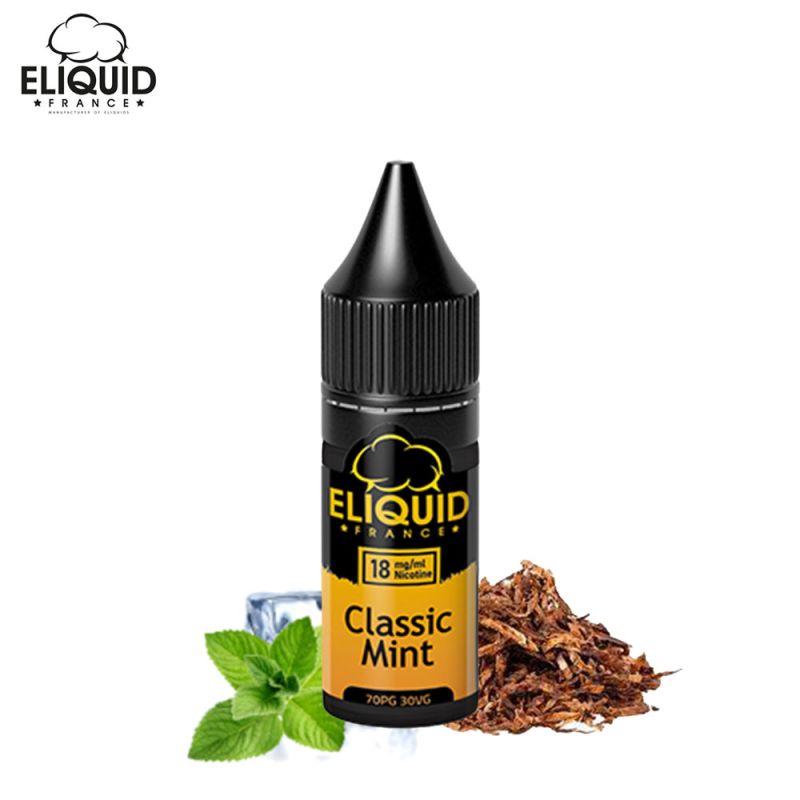 Classic Mint 10ml (18mg) - Eliquid France