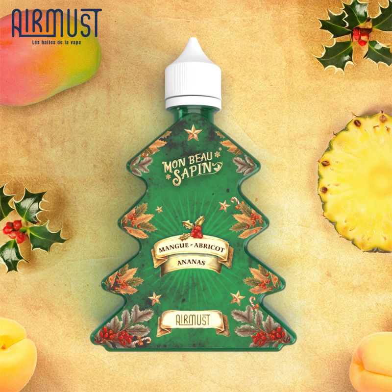 Mangue Abricot Ananas 100ml (0mg) - Mon Beau Sapin by Airmust