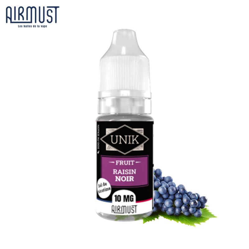 Raisin Noir 10ml Nic Salt (20mg) - Unik by Airmust