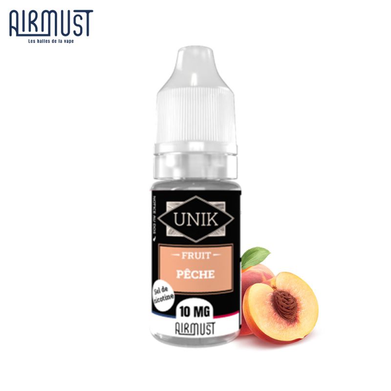 Pêche 10ml Nic Salt (20mg) - Unik by Airmust