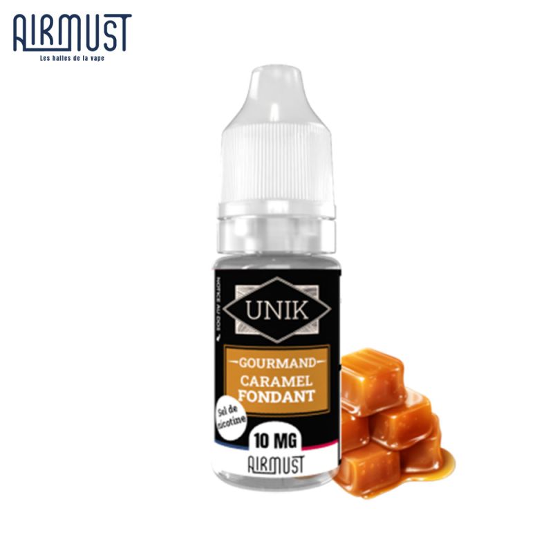 Caramel Fondant 10ml Nic Salt (10mg) - Unik by Airmust