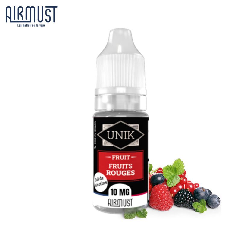 Fruits Rouges 10ml Nic Salt (10mg) - Unik by Airmust