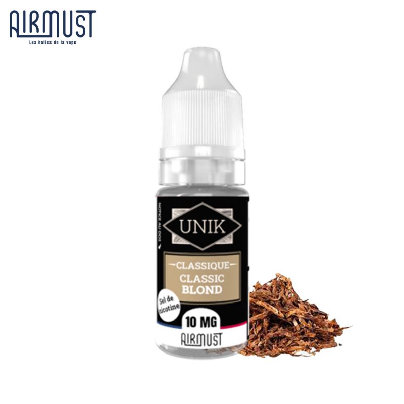 Classic Blond 10ml Nic Salt (20mg) - Unik by Airmust